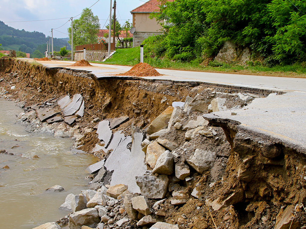 glissement de terrain catastrophe naturelle dans l'Oise