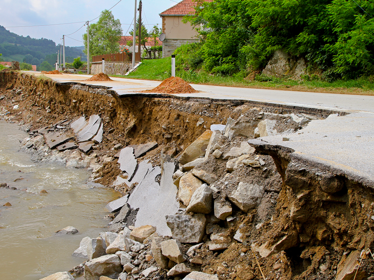 glissement de terrain catastrophe naturelle dans l'Oise 